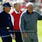ARNOLD PALMER JACK NICKLAUS GARY PLAYER THE MASTERS GOLF CHAMPIONS COLOR PHOTO