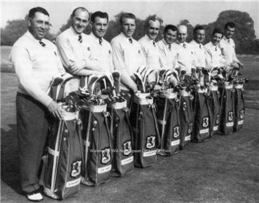 1955 British Ryder Cup Team Golf Photo Rees, O'Connor