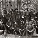VINTAGE 1905 PHOTO COAL MINERS WEST VA FUEL OIL LANTERNS COAL DUST MINING SHAFTS