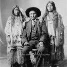 NATIVE AMERICAN APACHE INDIAN CHIEF GERONIMO 1907 PHOTO NIECES WESTERN PLAINS