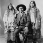 NATIVE AMERICAN APACHE INDIAN CHIEF GERONIMO 1907 PHOTO NIECES WESTERN PLAINS