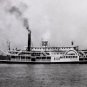 STEAM POWER PADDLE WHEEL BOAT ANTIQUE MAIL PHOTO U.S. POSTAL MAILMAN POSTMAN