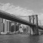 VINTAGE BROOKLYN BRIDGE PHOTO NEW YORK CITY MANHATTAN EMPIRE STATE BUILDING