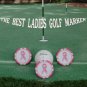 WOMENS PINK RIBBON POKER CHIP GOLF BALL MARKERS COLLECTABLE SET 3 ACCESSORIES
