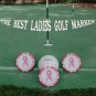 WOMENS PINK RIBBON POKER CHIP GOLF BALL MARKERS COLLECTABLE SET 3 ACCESSORIES