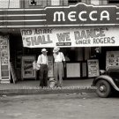 Vintage auto Tennessee Mecca Movie Theater Fred Astaire Ginger Rogers 1937 Photo
