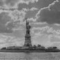 Statue Of Liberty Freedom Icon New York Harbor Island Black And White 1890 Photo