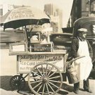 New York City Lemonade Street Vendor 1936 Hot Dog Stand Frankfurters Cart Photo
