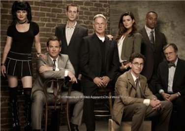 NCIS Cast Navy Agents Gibbs Abby Ziva DinNozzo McGee CBS Tv Stars Mark Harmon
