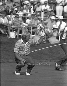 JACK NICKLAUS "THE GOLDEN BEAR" THE MASTERS PGA GOLF PROFESSIONAL 1975 PHOTO