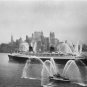 QUALITY AMERICANA WALL ART SS FRANCE CRUISE SHIP NEW YORK HARBOR PHOTO 1962