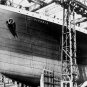 RARE TITANIC BOW CONSTRUCTION PHOTO DISASTER 1912 WHITE STAR PASSENGER SHIP