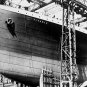 RARE TITANIC BOW CONSTRUCTION PHOTO DISASTER 1912 WHITE STAR PASSENGER SHIP