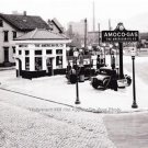AMERICAN OIL COMPANY AMOCO GASOLINE PHOTO NOSTALGIC SIGNS GAS PUMPS AUTOMOBILES