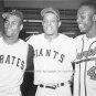 ROBERTO CLEMENT WILLIE MAYS HANK AARON PROFESSIONAL BASEBALL HALL OF FAME PHOTO