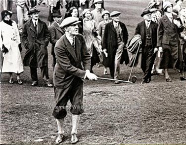 ABE MITCHELL ENGLISH GOLFER VINTAGE BLACK & WHITE PHOTO PROFESSIONAL ST ANDREWS