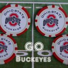 Ohio State Buckeyes College Football Lucky Keepsake Ball Marker Collectible Gift