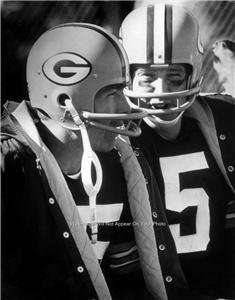 Bart Starr Paul Horning Great  Football Photo 11 x 14