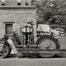 Rare Old 1925 Vintage Heavy Equipment Machinery Steamroller Road Paving Photo