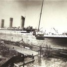 RARE TITANIC CONSTRUCTION PHOTO DISASTER 1912 WHITE STAR OCEAN PASSENGER SHIP