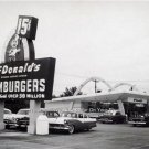 McDonalds Hamburgers Drive In Vintage Classic Old Cars Ford Automobile Photo