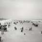 DAYTONA BEACH FLORDIA FUN 1906 PHOTO HORSES WAGONS OCEAN WAVES SAND BICYCLES