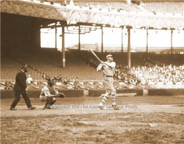 Babe Ruth Major League Baseball Yankees Legend Sepia Tone PhotoThe Great Bambino