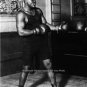 TRAINING PHOTO 1907 JACK JOHNSON TEXAN WORLD HEAVYWEIGHT BOXING CHAMPION FIGHTER