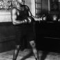 TRAINING PHOTO 1907 JACK JOHNSON TEXAN WORLD HEAVYWEIGHT BOXING CHAMPION FIGHTER