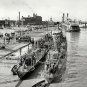 RARE VINTAGE NEW ORLEANS TORPEDO BOAT PHOTO 1906 AMERICA PADDLE WHEEL RIVER TUG