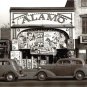The Alamo Vintage Old Matinee Western Movie Theater Ford Chevy automobiles Photo