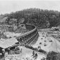 PHOTO SIERRA NEVADA RAILROAD STEAM COAL TRAINS LOCOMOTIVES ENGINEER CONDUCTOR