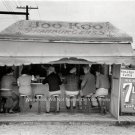 EARLY AMERICANA 1939 TEXAS HAMBURGERS 7 UP SODA ROADSIDE EATERY PHOTO