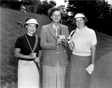 BABE DIDRIKSON ZAHARIAS BETTY HICKS BETSY RAWLS WOMEN PROFESSIONAL GOLF  PHOTO