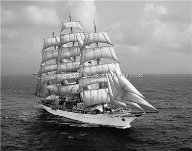 Ocean Scene Relaxing Sailing Yacht Tall Ship Boat Maritime Nautical Photo Gift