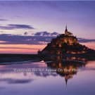 BEAUTIFUL PHOTO MONT SAINT MICHEL HOME OFFICE WALL ART INEXPENSIVE PICTURE