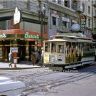 San Francisco California Powell Streetcar Cable Car Chinatown 1958 Vintage Photo