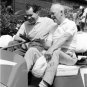 37TH PRESIDENT RICHARD M NIXON 34TH DWIGHT D EISENHOWER PLAYING GOLF PHOTO 1961