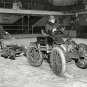 Antique Hockey Players Ice Rink Figure Skaters Old Resurfacer Machine Rare Photo