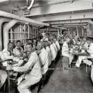 USS MASSACHUSETTS NAVY SHIPS CREW PHOTO 1900 SAILORS UNIFORMS NAVAL VETERANS