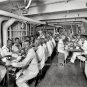 USS MASSACHUSETTS NAVY SHIPS CREW PHOTO 1900 SAILORS UNIFORMS NAVAL VETERANS