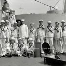 American Naval Power USS New York Heavy Cruiser Ship Crew 8 Inch Guns Photo