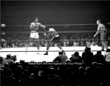 Floyd Patterson Muhammad Ali World Heavyweight Boxing Championship Fight Photo
