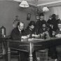 VINTAGE PHOTO 1899 CARD GAMES BETTING TEXAS HOLD EM STUD GAMBLING POKER CHIPS