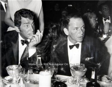 Frank Sinatra Dean Martin Old Las Vegas Casino Entertainers Rat Pack Actor Photo