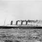 RMS LUSITANIA VINTAGE PHOTO 1915 CUNARD LINE PASSENGER STEAM SHIP LIVERPOOL WWI