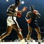 RARE1972 MUHAMMAD ALI FLOYD PATTERSON WORLD HEAVYWEIGHT BOXING FIGHT COLOR PHOTO