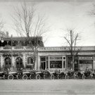 EARLY AMERICANA ART VINTAGE LOOK AUTOMOBILE DETROIT CAR DEALERSHIP PHOTO 1915