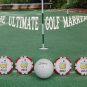 THE MASTERS 2012 RED POKER CHIP GOLF BALL MARKER COLLECTABLE SET 4 ACCESSORIES