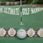 THE MASTERS 2012 RED POKER CHIP GOLF BALL MARKER COLLECTABLE SET 4 ACCESSORIES